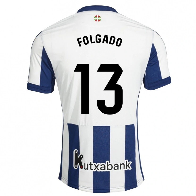 Danxen Damen Theo Folgado #13 Marineweiß Goldrute Heimtrikot Trikot 2026/27 T-Shirt Schweiz