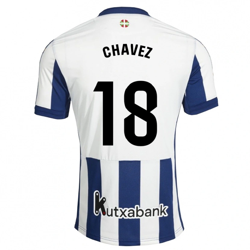 Danxen Damen Oihan Chavez #18 Marineweiß Goldrute Heimtrikot Trikot 2026/27 T-Shirt Schweiz
