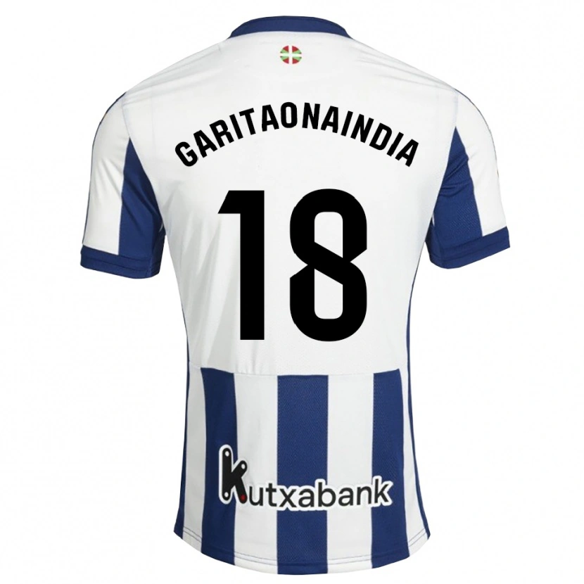 Danxen Damen Hodei Garitaonaindia #18 Marineweiß Goldrute Heimtrikot Trikot 2026/27 T-Shirt Schweiz
