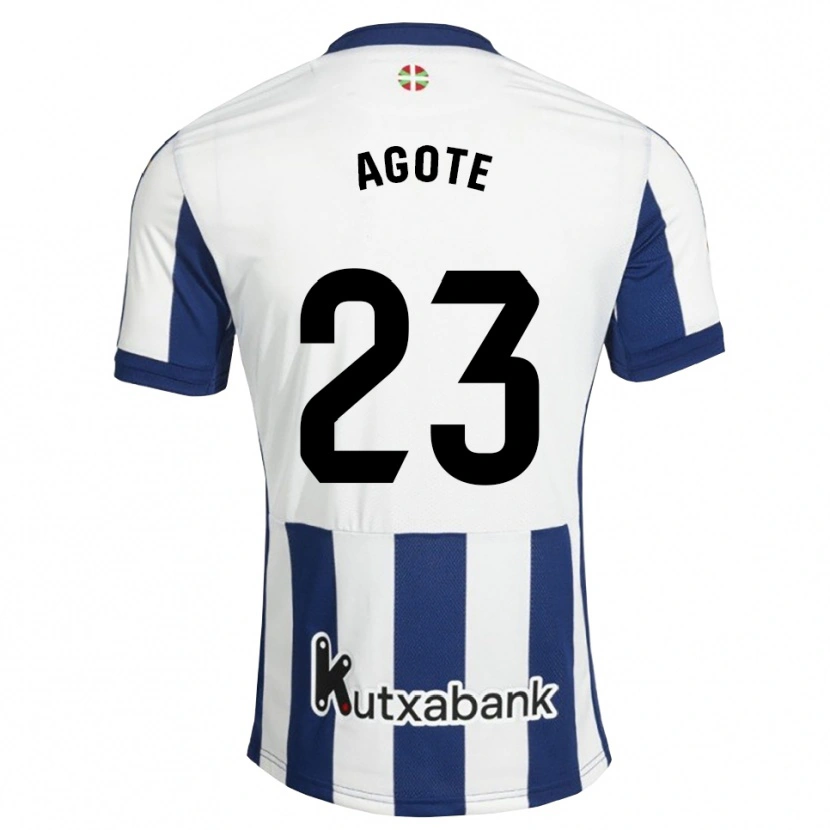 Danxen Damen Unax Agote #23 Marineweiß Goldrute Heimtrikot Trikot 2026/27 T-Shirt Schweiz