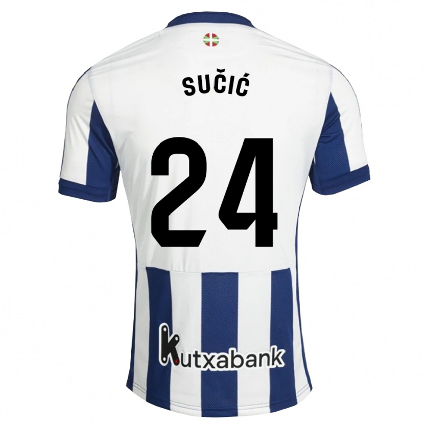 Danxen Damen Luka Sucic #24 Marineweiß Goldrute Heimtrikot Trikot 2026/27 T-Shirt Schweiz
