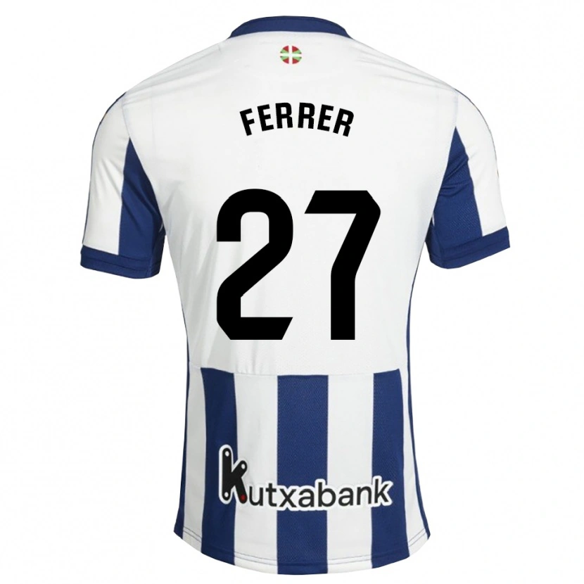 Danxen Damen Iker Ferrer #27 Marineweiß Goldrute Heimtrikot Trikot 2026/27 T-Shirt Schweiz