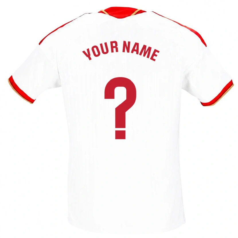 Danxen Damen Ihren Namen #0 Weiß Rot Heimtrikot Trikot 2026/27 T-Shirt Schweiz