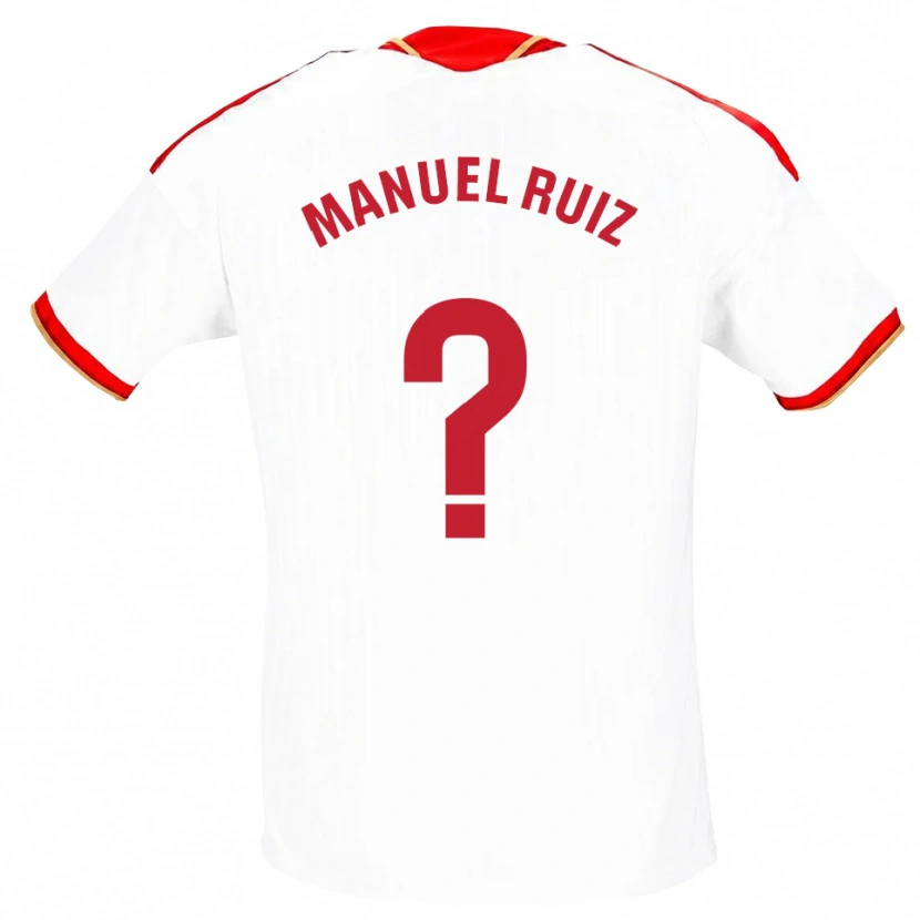 Danxen Damen José Manuel Ruiz #0 Weiß Rot Heimtrikot Trikot 2026/27 T-Shirt Schweiz