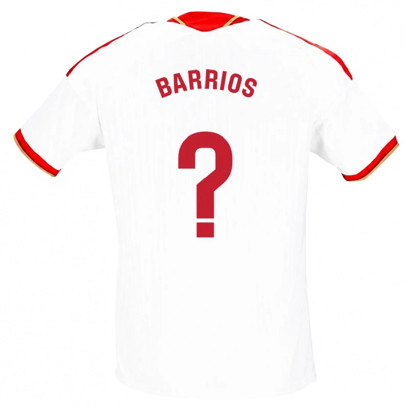 Danxen Damen Rodrigo Barrios #0 Weiß Rot Heimtrikot Trikot 2026/27 T-Shirt Schweiz
