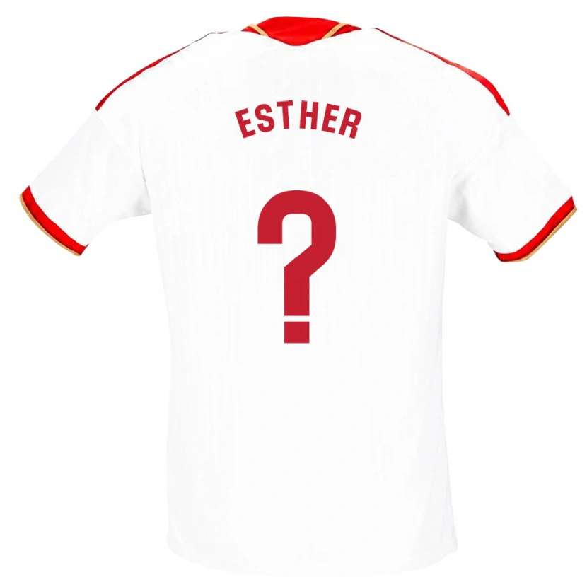 Danxen Damen Esther Martín-Pozuelo Aranda #0 Weiß Rot Heimtrikot Trikot 2026/27 T-Shirt Schweiz