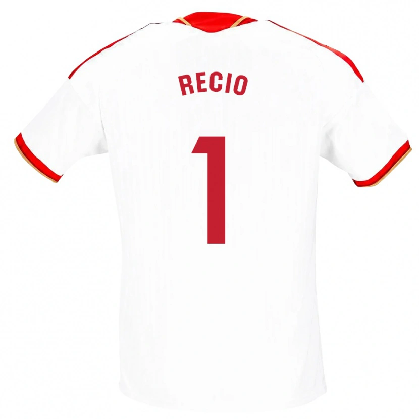 Danxen Damen Sergio Recio #1 Weiß Rot Heimtrikot Trikot 2026/27 T-Shirt Schweiz
