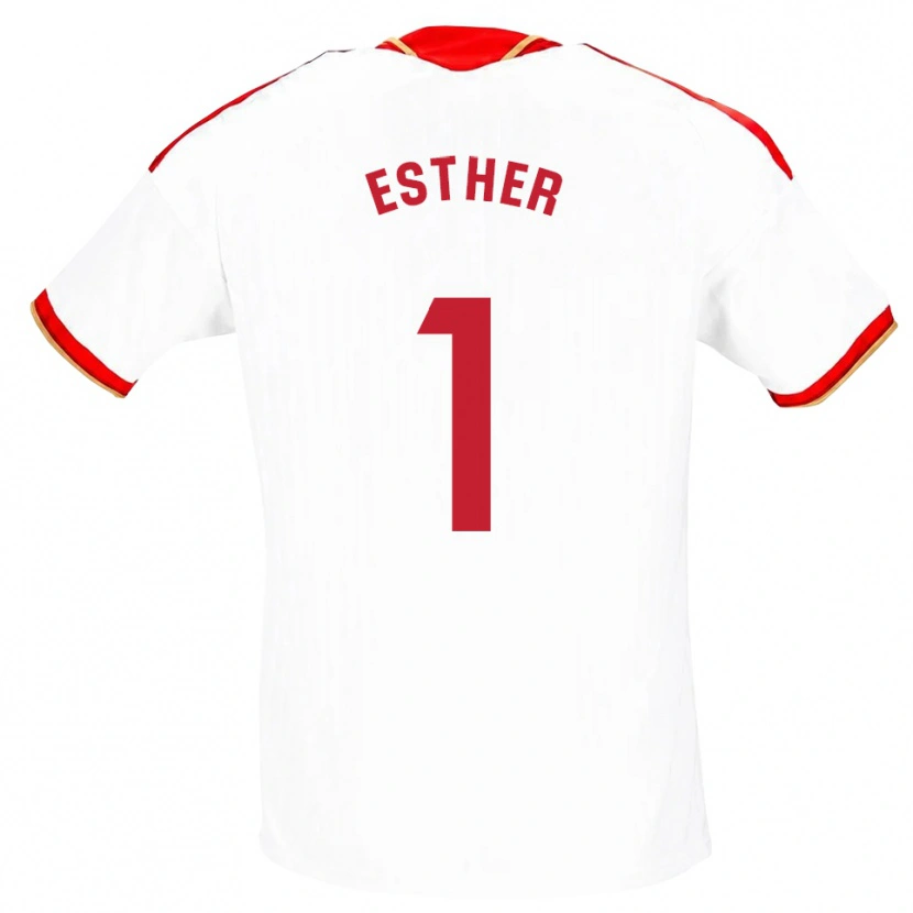 Danxen Damen Esther Sullastres Ayuso #1 Weiß Rot Heimtrikot Trikot 2026/27 T-Shirt Schweiz
