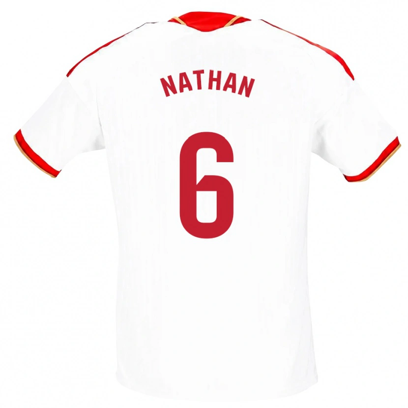 Danxen Damen Nathan Sánchez #6 Weiß Rot Heimtrikot Trikot 2026/27 T-Shirt Schweiz