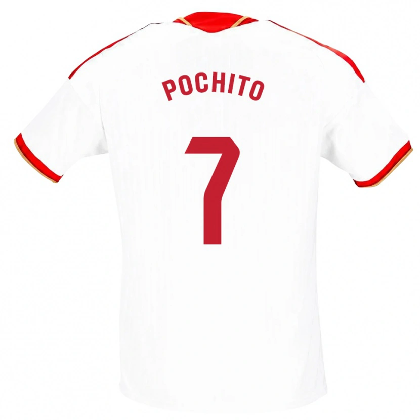 Danxen Damen Pochito #7 Weiß Rot Heimtrikot Trikot 2026/27 T-Shirt Schweiz