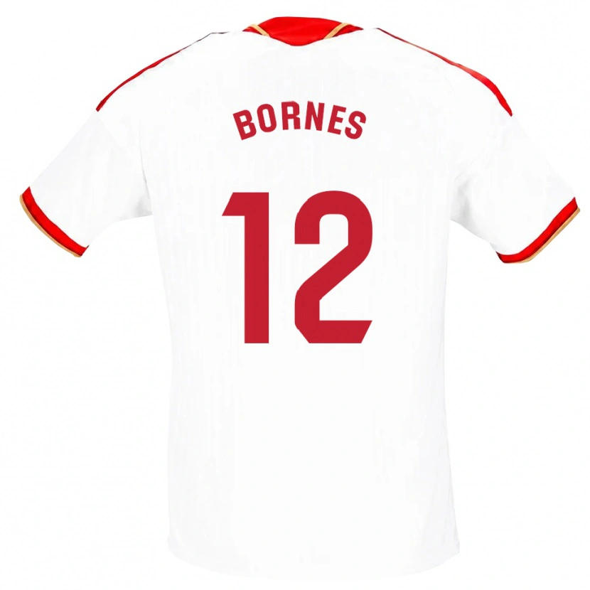 Danxen Damen Pedro Bornes #12 Weiß Rot Heimtrikot Trikot 2026/27 T-Shirt Schweiz