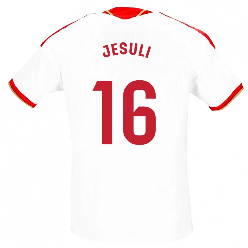 Danxen Damen Jesuli #16 Weiß Rot Heimtrikot Trikot 2026/27 T-Shirt Schweiz