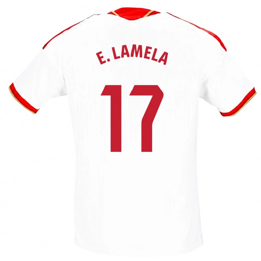 Danxen Damen Erik Lamela #17 Weiß Rot Heimtrikot Trikot 2026/27 T-Shirt Schweiz