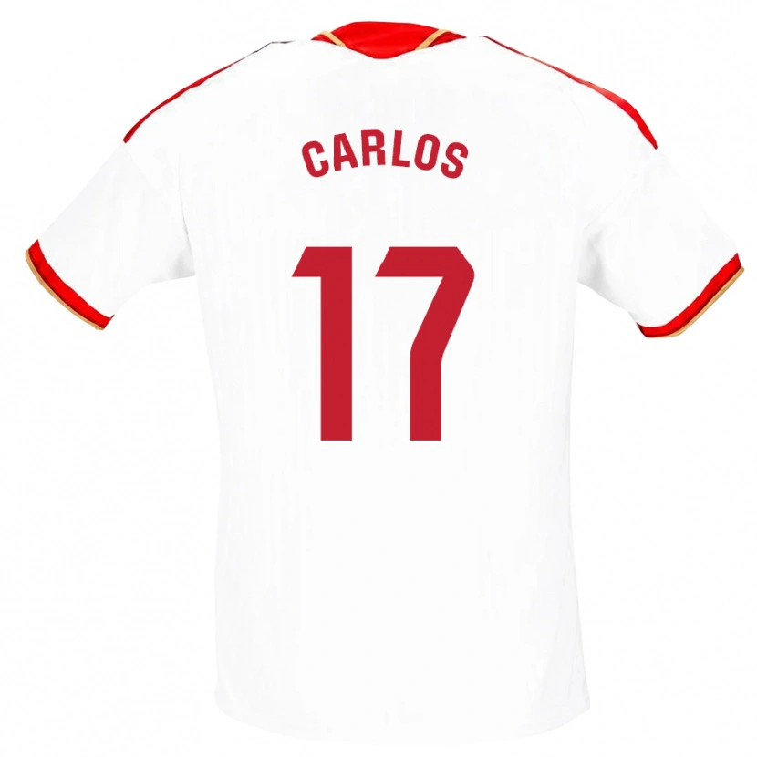 Danxen Damen Carlos González #17 Weiß Rot Heimtrikot Trikot 2026/27 T-Shirt Schweiz