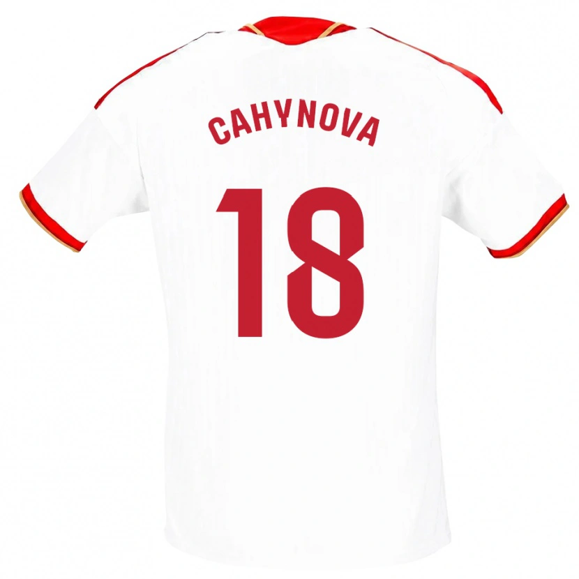 Danxen Damen Klara Cahynova #18 Weiß Rot Heimtrikot Trikot 2026/27 T-Shirt Schweiz