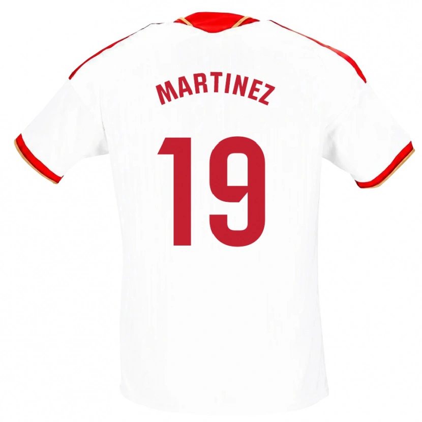 Danxen Damen Gabri Martinez #19 Weiß Rot Heimtrikot Trikot 2026/27 T-Shirt Schweiz