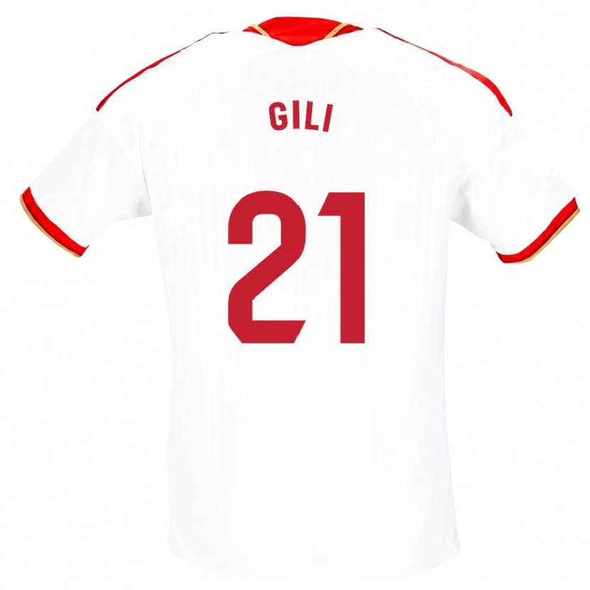 Danxen Damen Gemma Gili #21 Weiß Rot Heimtrikot Trikot 2026/27 T-Shirt Schweiz