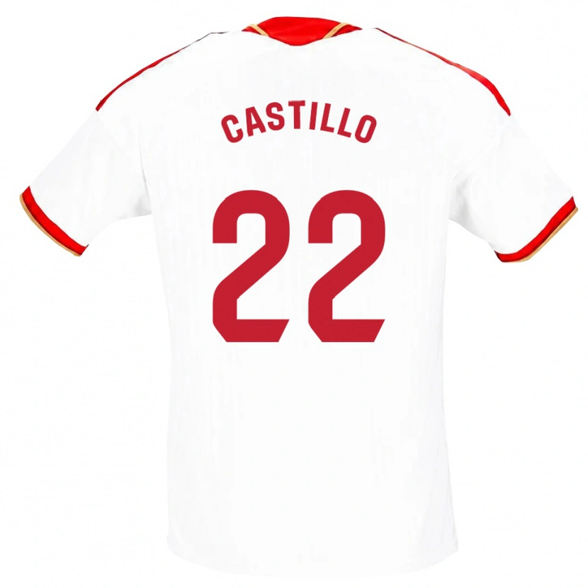 Danxen Damen José Castillo #22 Weiß Rot Heimtrikot Trikot 2026/27 T-Shirt Schweiz