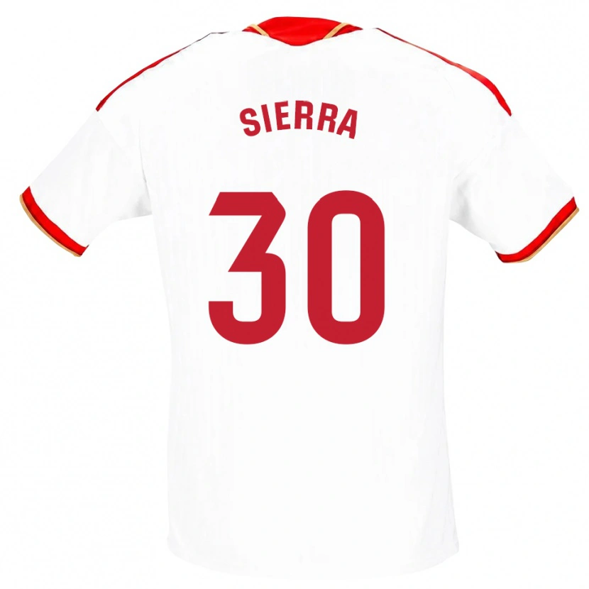 Danxen Damen Miguel Sierra #30 Weiß Rot Heimtrikot Trikot 2026/27 T-Shirt Schweiz
