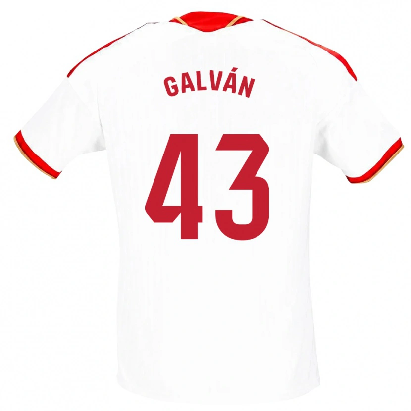 Danxen Damen Arnaudis Galván #43 Weiß Rot Heimtrikot Trikot 2026/27 T-Shirt Schweiz