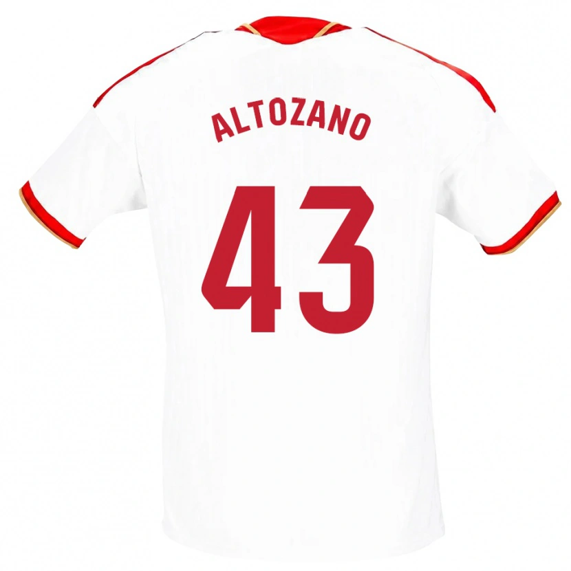 Danxen Damen Edu Altozano #43 Weiß Rot Heimtrikot Trikot 2026/27 T-Shirt Schweiz