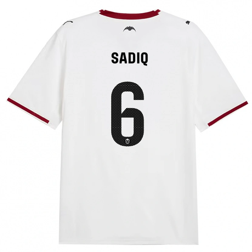 Danxen Damen Umar Sadiq #6 Schwarz Weiß Rot Gelb Heimtrikot Trikot 2026/27 T-Shirt Schweiz