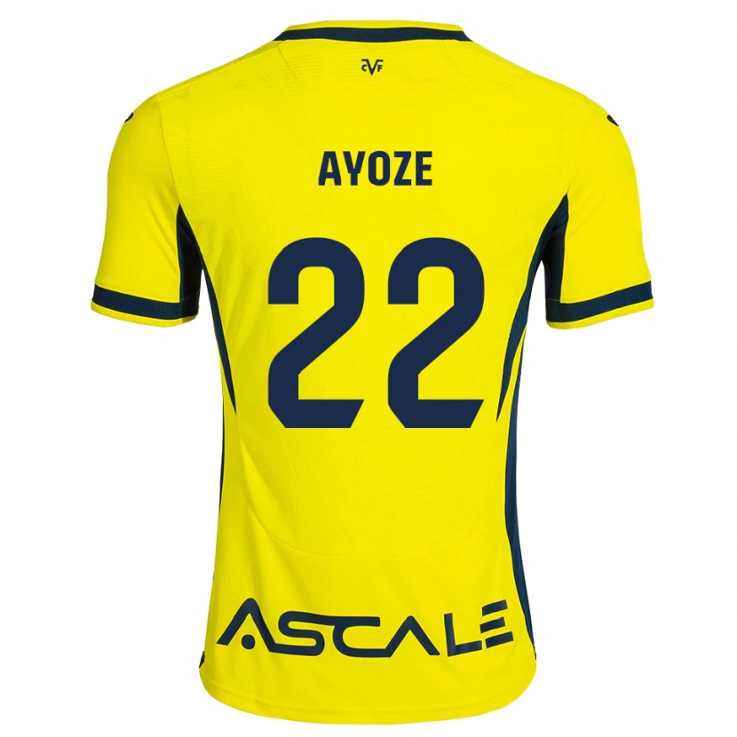 Danxen Damen Ayoze Pérez #22 Gelb Schwarz Rot Heimtrikot Trikot 2026/27 T-Shirt Schweiz