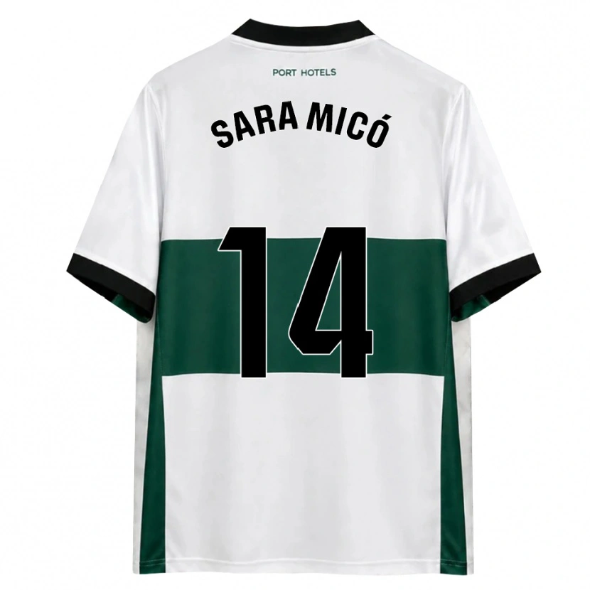 Danxen Damen Sara Micó #14 Grün Weiß Rot Heimtrikot Trikot 2026/27 T-Shirt Schweiz