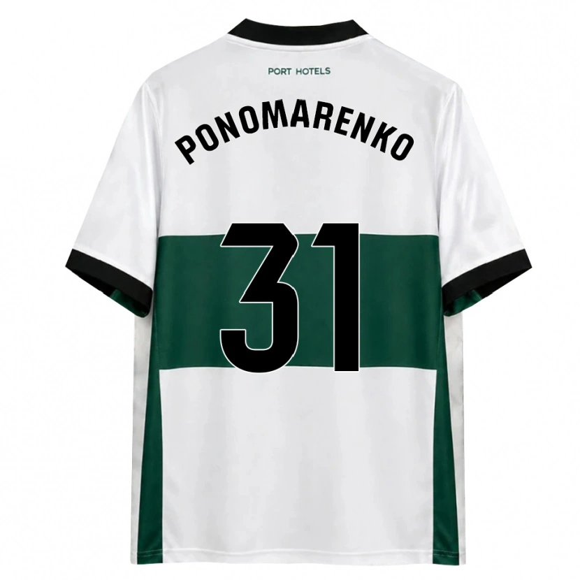 Danxen Damen Borys Ponomarenko #31 Grün Weiß Rot Heimtrikot Trikot 2026/27 T-Shirt Schweiz