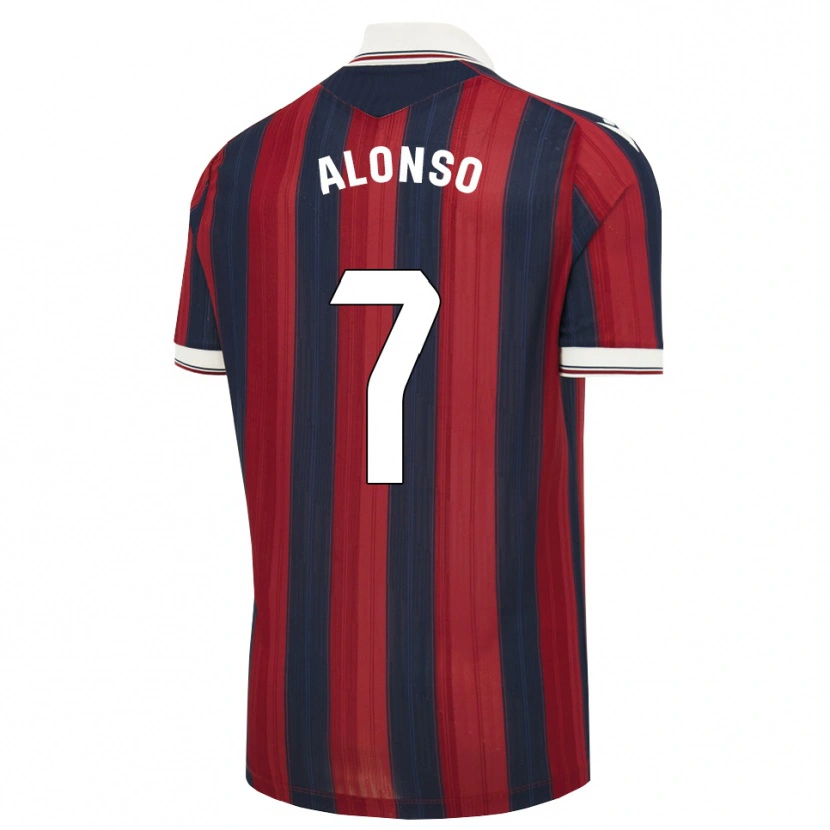 Danxen Damen Javi Alonso #7 Mitternachtsblau Rot Heimtrikot Trikot 2026/27 T-Shirt Schweiz