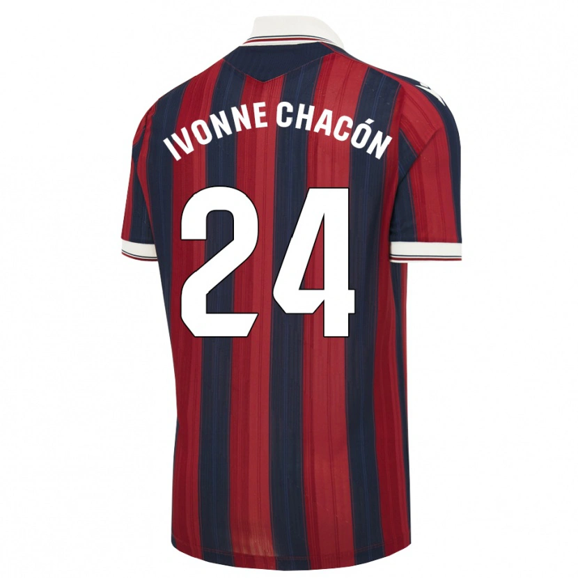 Danxen Damen Ivonne Chacón #24 Mitternachtsblau Rot Heimtrikot Trikot 2026/27 T-Shirt Schweiz