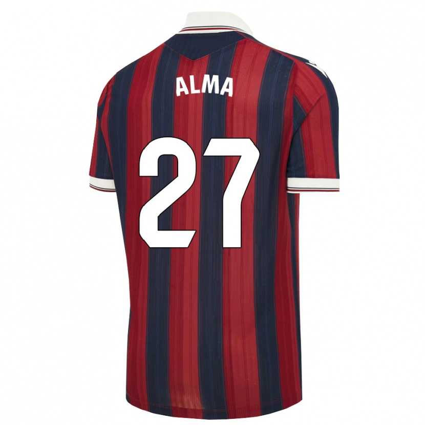 Danxen Damen Alma Velasco #27 Mitternachtsblau Rot Heimtrikot Trikot 2026/27 T-Shirt Schweiz