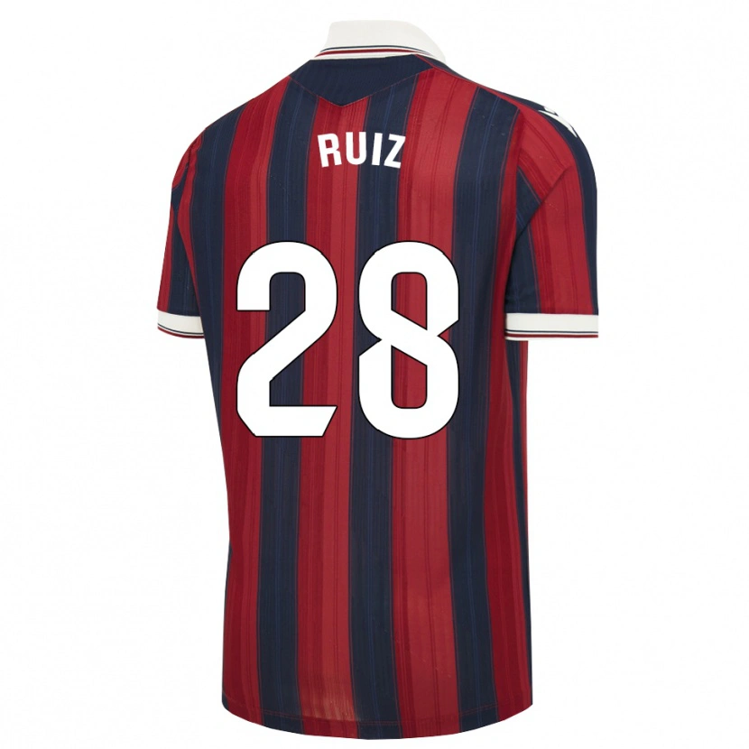 Danxen Damen Joan Ruiz #28 Mitternachtsblau Rot Heimtrikot Trikot 2026/27 T-Shirt Schweiz