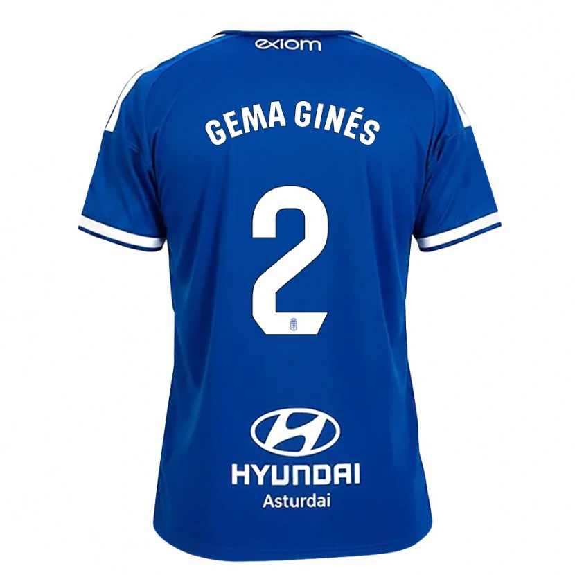 Danxen Damen Gema Ginés #2 Mittelblau Weiß Heimtrikot Trikot 2026/27 T-Shirt Schweiz