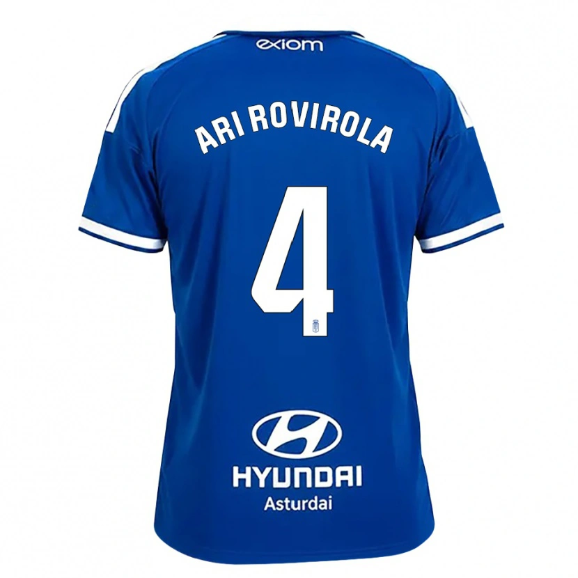 Danxen Damen Ari Rovirola #4 Mittelblau Weiß Heimtrikot Trikot 2026/27 T-Shirt Schweiz