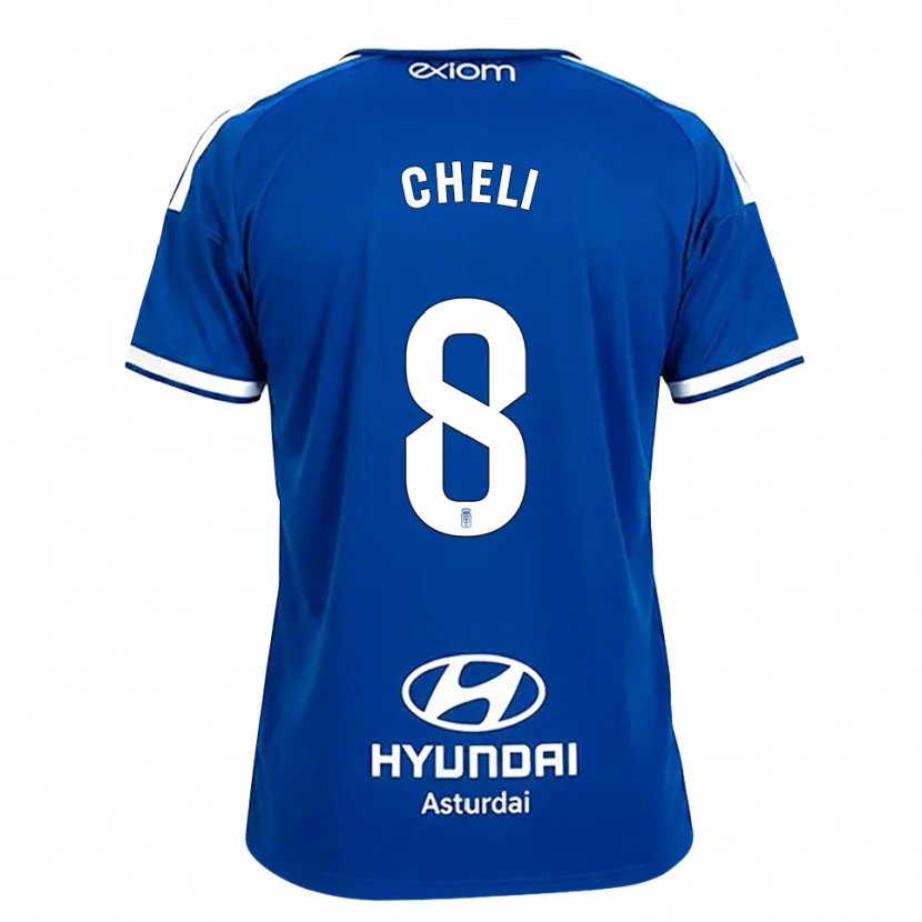 Danxen Damen Cheli Pereda #8 Mittelblau Weiß Heimtrikot Trikot 2026/27 T-Shirt Schweiz