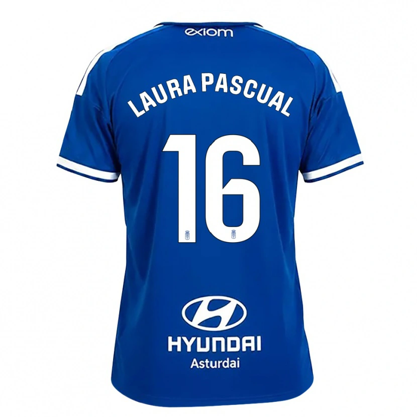 Danxen Damen Laura Pascual #16 Mittelblau Weiß Heimtrikot Trikot 2026/27 T-Shirt Schweiz