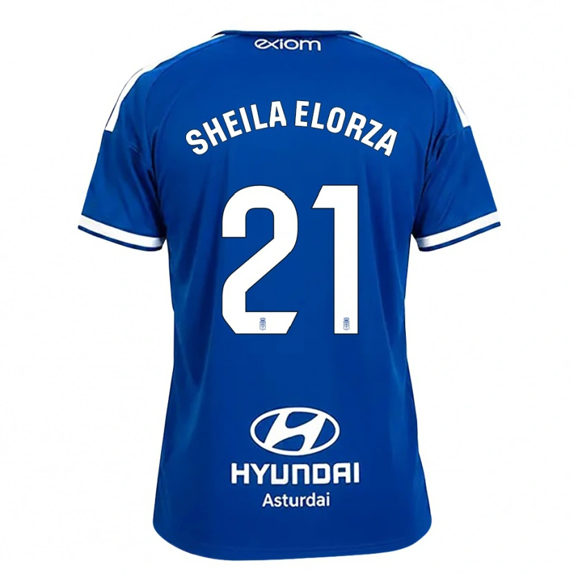 Danxen Damen Sheila Elorza #21 Mittelblau Weiß Heimtrikot Trikot 2026/27 T-Shirt Schweiz