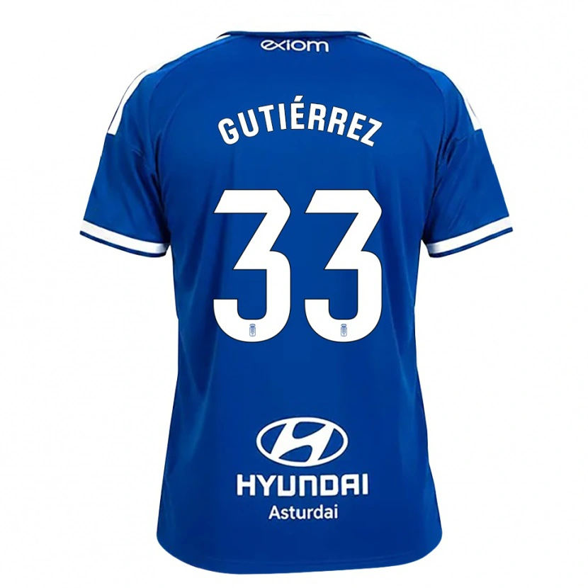 Danxen Damen Raúl Gutiérrez #33 Mittelblau Weiß Heimtrikot Trikot 2026/27 T-Shirt Schweiz