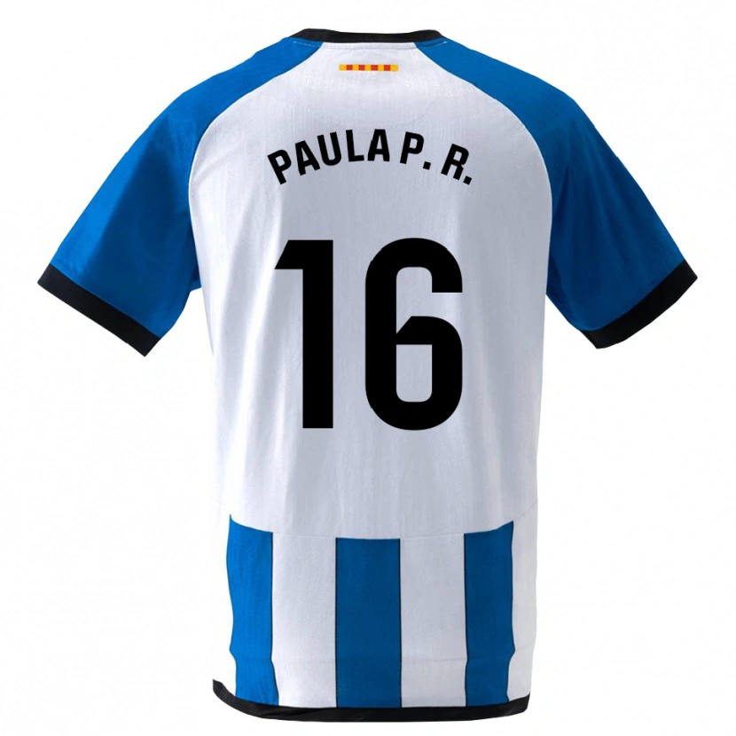 Danxen Damen Paula Perea Ramírez #16 Königsblau Weiß Heimtrikot Trikot 2026/27 T-Shirt Schweiz