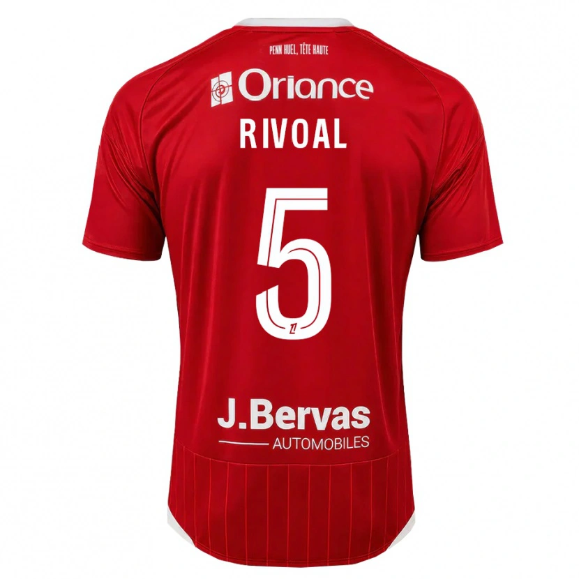 Danxen Damen Paul Rivoal #5 Weiß Rot Heimtrikot Trikot 2026/27 T-Shirt Schweiz