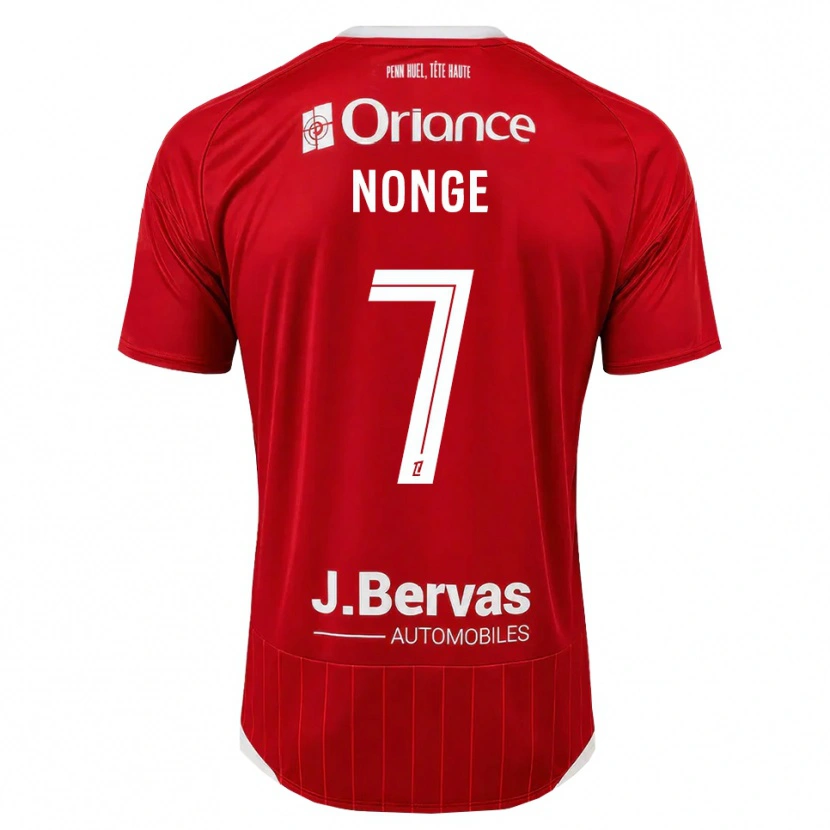 Danxen Damen Joseph Nonge #7 Weiß Rot Heimtrikot Trikot 2026/27 T-Shirt Schweiz