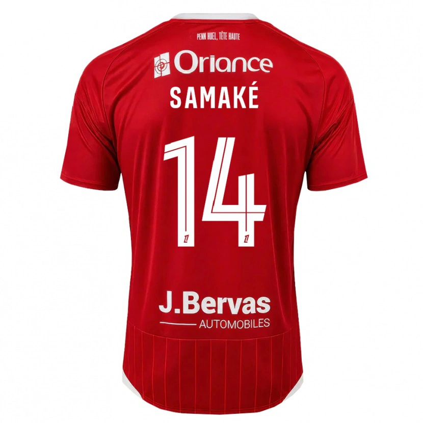 Danxen Damen Abdoul Samaké #14 Weiß Rot Heimtrikot Trikot 2026/27 T-Shirt Schweiz