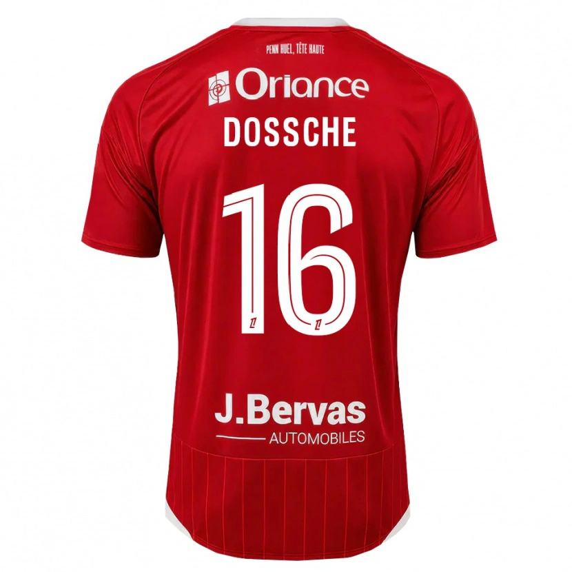 Danxen Damen Marvin Dossche #16 Weiß Rot Heimtrikot Trikot 2026/27 T-Shirt Schweiz