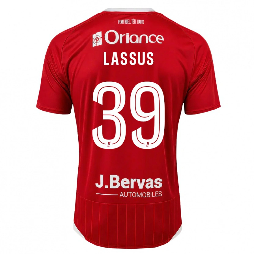Danxen Damen Axel Lassus #39 Weiß Rot Heimtrikot Trikot 2026/27 T-Shirt Schweiz