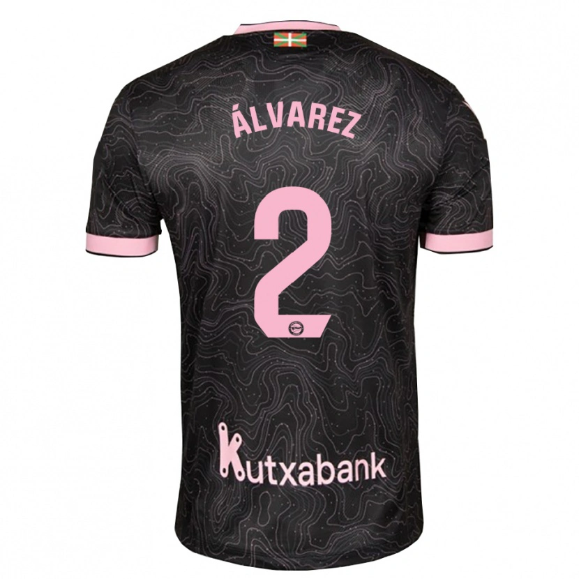 Danxen Damen Joseda Álvarez #2 Schwarz Pink Auswärtstrikot Trikot 2026/27 T-Shirt Schweiz