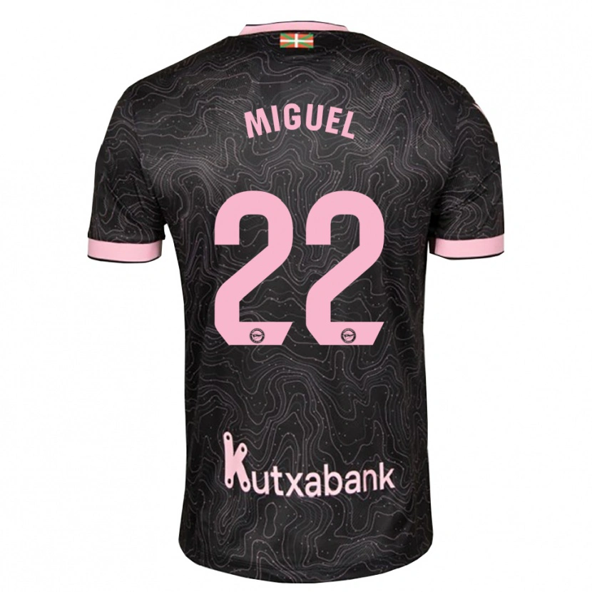 Danxen Damen Miguel Rodríguez #22 Schwarz Pink Auswärtstrikot Trikot 2026/27 T-Shirt Schweiz