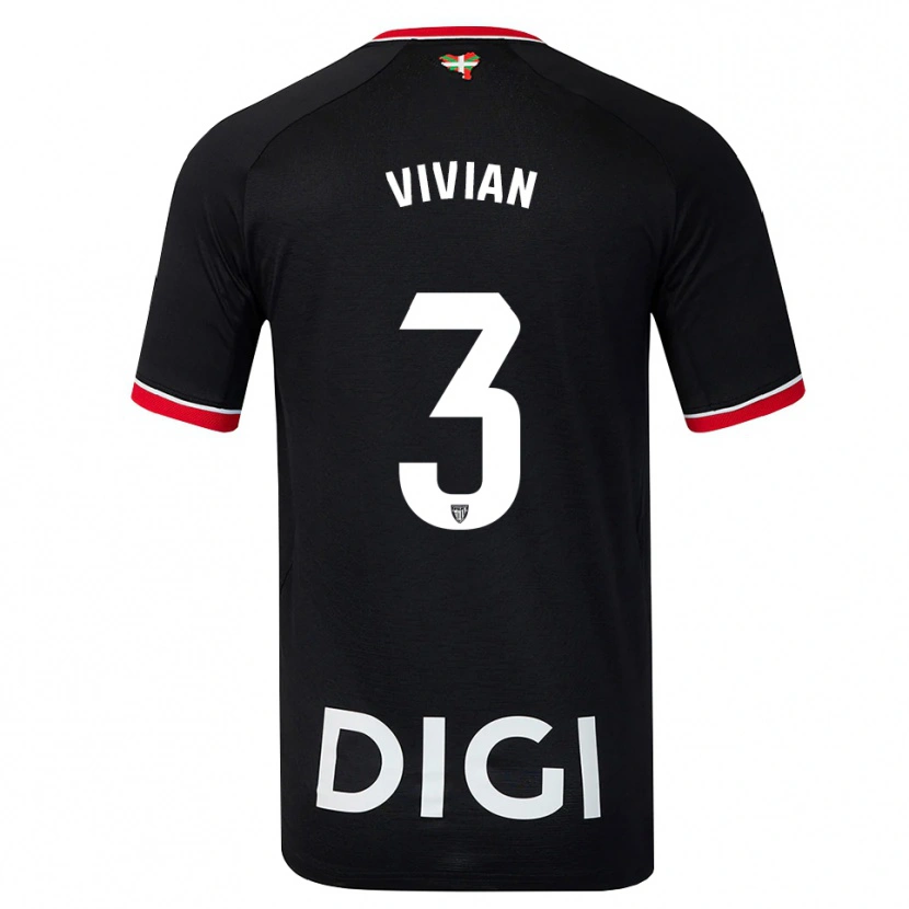 Danxen Damen Dani Vivian #3 Schwarz Weiß Rot Auswärtstrikot Trikot 2026/27 T-Shirt Schweiz