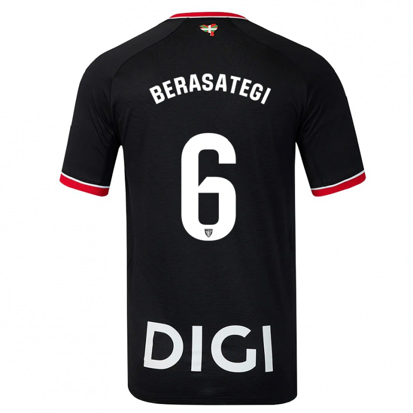 Danxen Damen Suhar Berasategi #6 Schwarz Weiß Rot Auswärtstrikot Trikot 2026/27 T-Shirt Schweiz