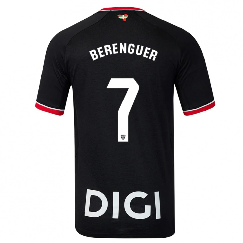 Danxen Damen Álex Berenguer #7 Schwarz Weiß Rot Auswärtstrikot Trikot 2026/27 T-Shirt Schweiz